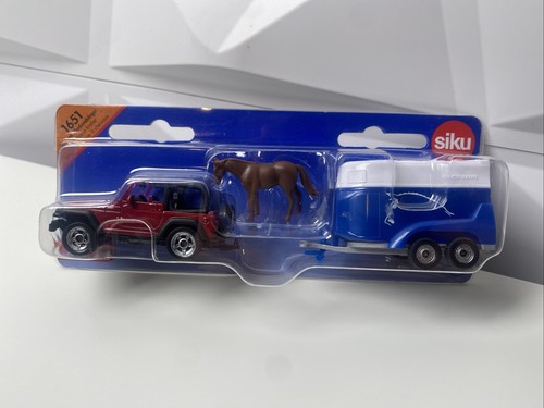 Siku 1651 jeep with - 1651, horse