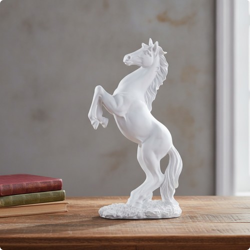 Rearing horse sculpture - horse,