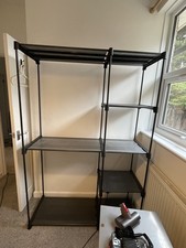 SONGMICS Portable Open Wardrobe Freestanding Clothes Rack