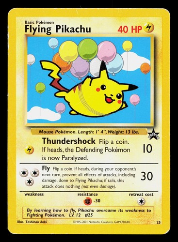 Flying pikachu promo - flying, 25