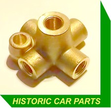 4 (5) way Brass BRAKE UNION