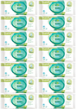Pampers Harmonie Aqua Water-based Baby Wipes 48 Wipes x 12