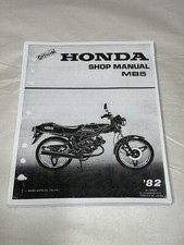 3 hole Official Factory Dealer Service Shop Repair Manual 1982 Honda MB5 MB50