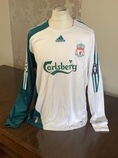 LIVERPOOL Original 2006 adidas LONG SLEEVED Away CL Shirt XL Rare LUIS GARCIA