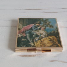 Vintage Compact Dual Mirror