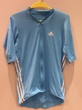 Adidas Men's Cycling Jersey Light Blue, Medium