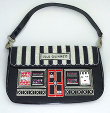 Lulu Guinness makeup store shop front small shoulder clutch bag NEW