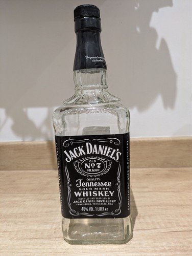 Jack daniels whiskey bottle - jack,