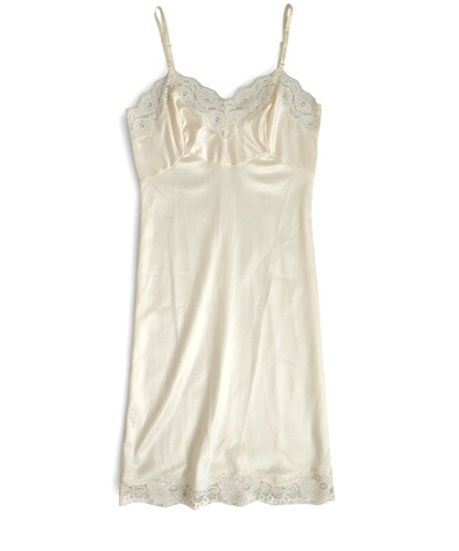 Vtg vanity fair - ivory, floral