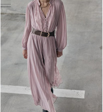 Zara COMBINED MIDI DRESS WITH