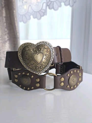 Boho western concho ring belt - boho,