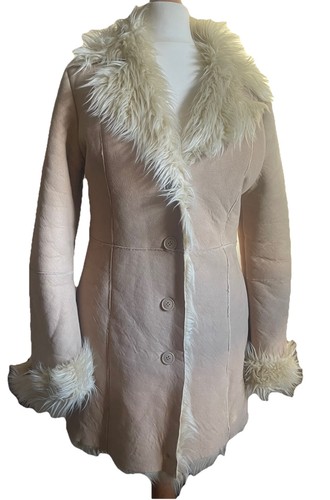 Y2k vintage tan faux - y2k,