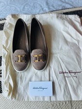 Salvatore Ferragamo Women’s Suede Shoes/Sneakers. A small size 4. Or large 3.5  