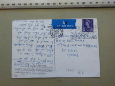 GB Postal History:  POSTCARD 3d  Scotland to BFPO 53 Cyprus Oct 1960