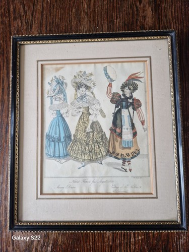 Antique 1828 regency morning - antique,