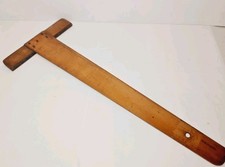 Vintage Wooden T-Square 23"