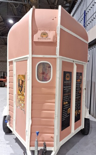 Converted rice horse box into