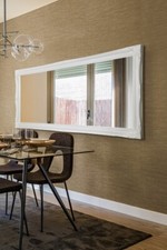 Extra Large Mirror White Antique Full length Long Wall 5Ft6 X 2Ft6 165cm X 75cm