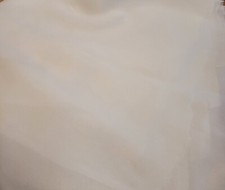 100% SILK GEORGETTE IVORY FABRIC 43GSM/10MM 147CM WIDE