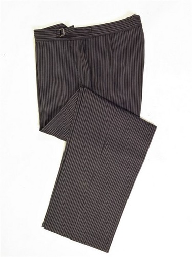 Mens black grey pinstripe - black,