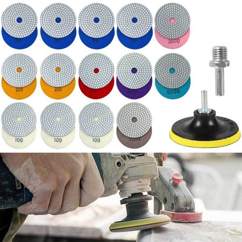 16x diamond polishing pads wet - diamond,