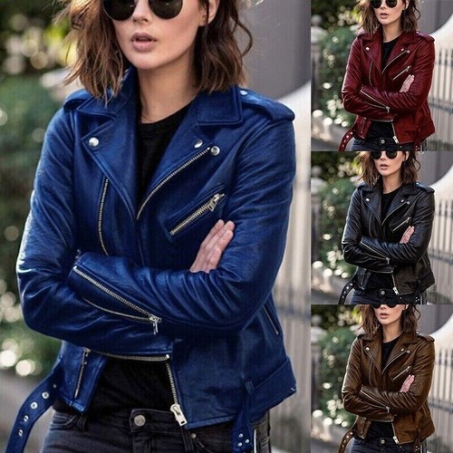 Women biker jacket slim - uk,