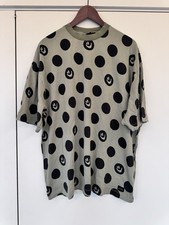 Lazy Oaf Green Happy Face Dot Tshirt size M