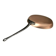 Large French Copper Frying Pan | Tin Lined 28cm | Vintage Cookware | 2mm thick