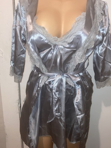 Women silver satin lace - silver,