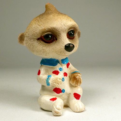 Meerkat resin figurine - resin, baby