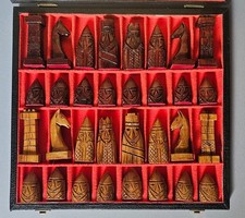 Hand Carved Wooden Isle Of