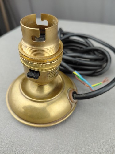Oil lamp brass bayonet - lamp,