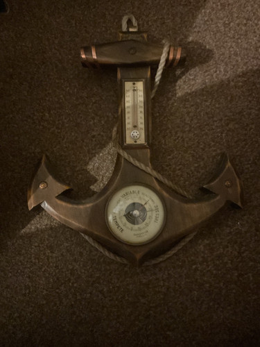 Vintage wooden anchor - wooden,