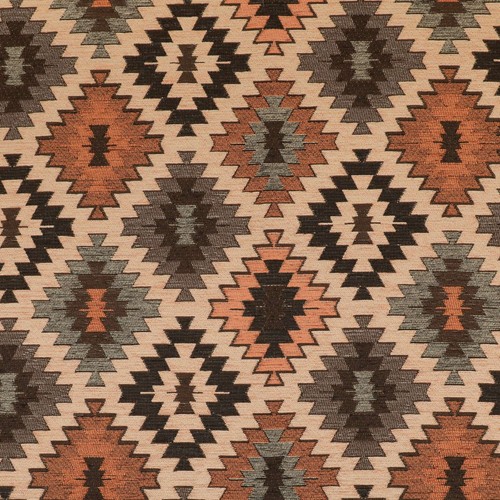 Aztec medallion fabric - aztec,