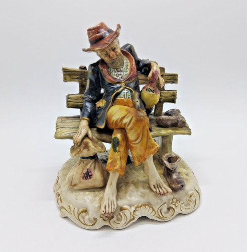 Vintage capodimonte tramp - 'tramp, on