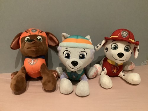 Paw patrol soft toys - 3x,