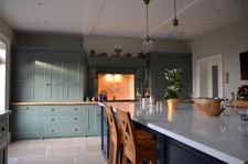 Bespoke Solid Wood Country Kitchen Cabinet Units Fully Beaded Style