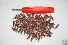 100 METAL SCHRADER VALVE CORES