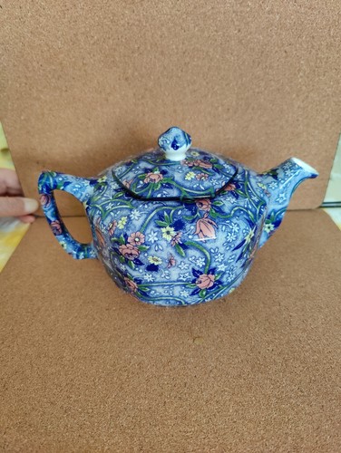 Ringtons blue chintz small - chintz,