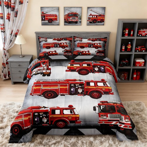 Manfei fire truck comforter - manfei,
