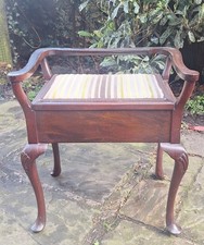 Victorian Mahogany Piano Stool