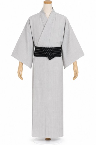 New japanese yukata men gray - japanese,