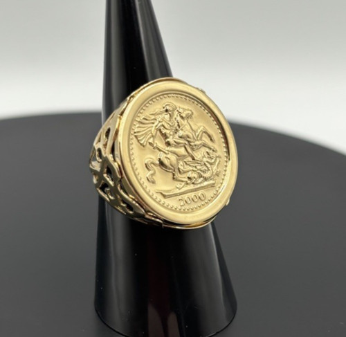9ct yellow gold silver - gold, on