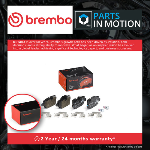 Brake pads set rear p06037x - set,