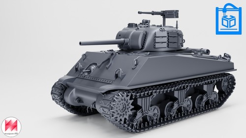 Sherman m4a3 75mm wargaming - sherman,