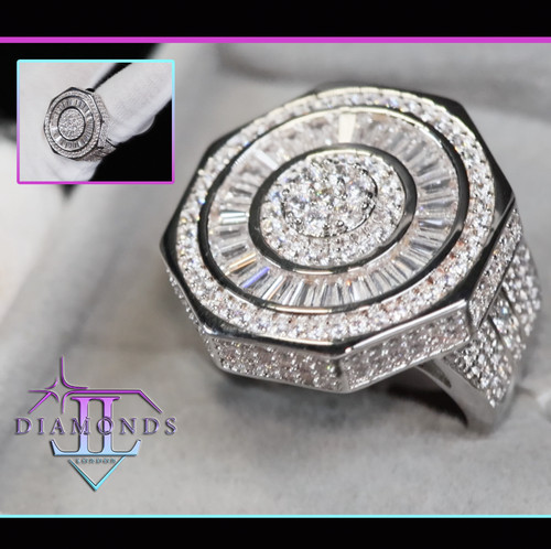 Simulated diamond ring - ring, mens