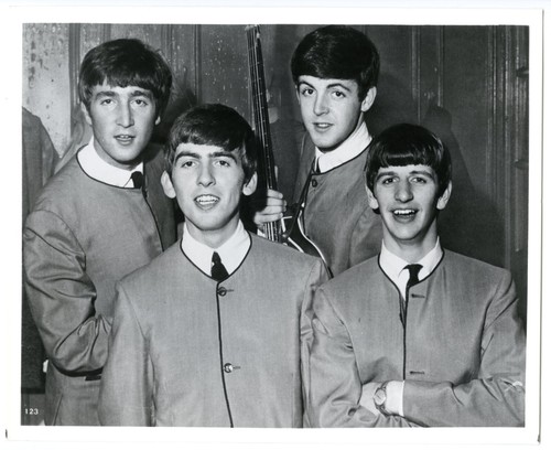 Early beatles group photo - early, with