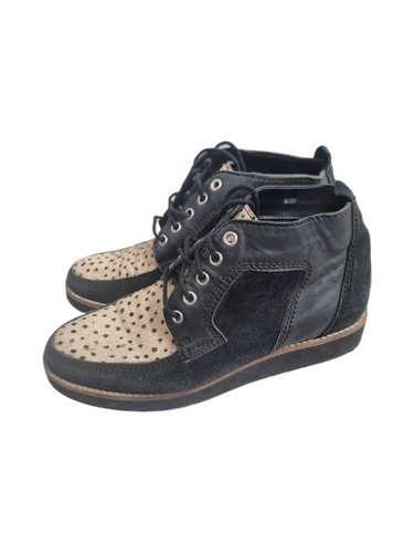 Leather creepers black - creepers, 6