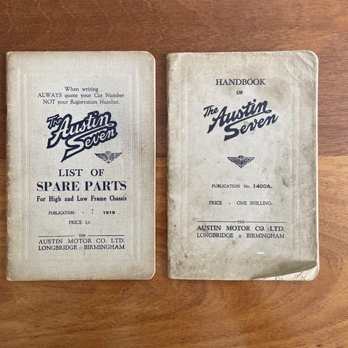 The austin seven handbook - the, +