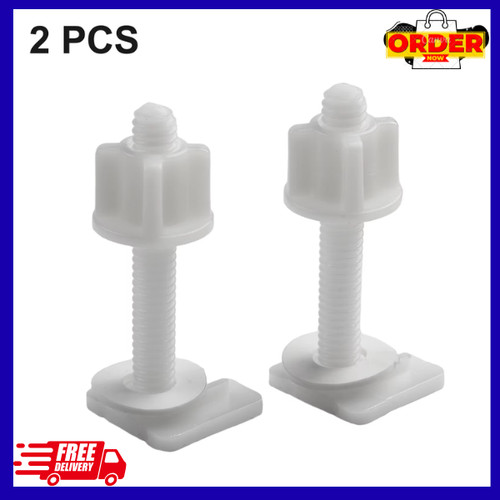 Toilet seat hinge - repair, bolts